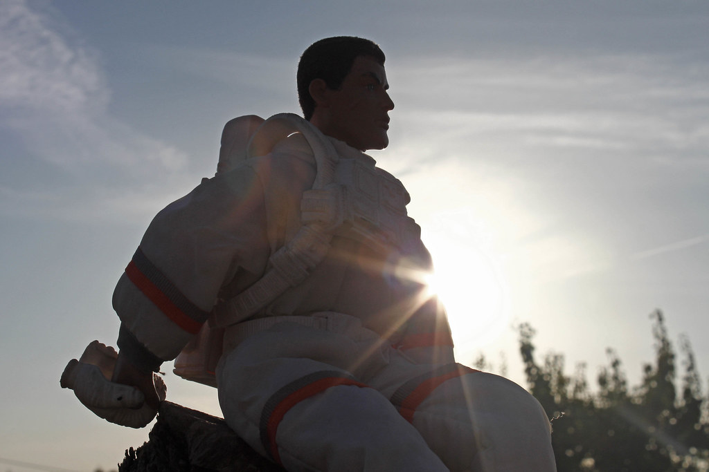 astronauta despues del vuelo